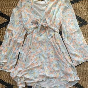 Mini floral dress